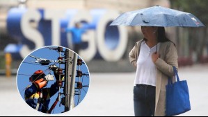 Santiago se prepara para el viento y la lluvia: Empresas eléctricas activan planes de contingencia por posibles cortes de luz
