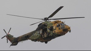 Helicóptero del Ejército realiza aterrizaje de emergencia en Traiguén