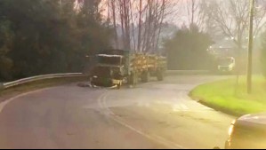 Ataques incendiarios dejan camiones quemados y con impactos de bala en Ercilla y Nueva Imperial