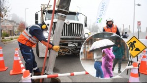 Aguas Andinas implementa plan preventivo ante pronóstico de lluvias en Santiago