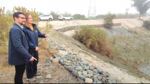 Santiago se prepara para el temporal: Autoridades monitorearon las piscinas anti aluviones de la Quebrada de Macul