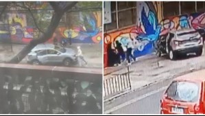 Video muestra violento asalto a plena luz del día en Barrio Yungay: Robaron más de $3 millones en pocos segundos