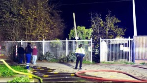 Adulta mayor muere tras incendio que afectó a su vivienda en Buin
