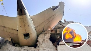 Hay un sobreviviente: Video muestra momento exacto en que avión se estrella con más de 200 pasajeros en India