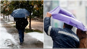 Rachas de hasta 90 km/h: Emiten alertas por nevadas, precipitaciones y vientos para el fin de semana en varias regiones de Chile