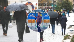 'Pueden venir más sorpresas': Así será la lluvia en el Día del Padre y la posible agua-nieve la próxima semana en Santiago