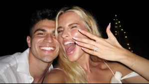 Con una gigante torta de 8 pisos: Así fue el matrimonio del futbolista chileno Thomas Galdames con su pareja italiana