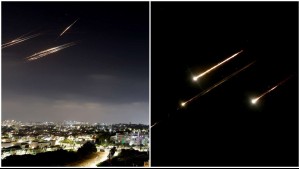 Video muestra el momento exacto en que Israel intercepta misiles lanzados desde Irán