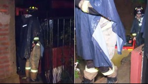 Intensas precipitaciones en Pichilemu: Informan que casa se está inundando