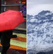 La mañana de este domingo, la Dirección Meteorológica de Chile (DMC) actualizó una alarma y tres alertas relacionadas con el sistema frontal que hasta ahora ha dejado fuertes lluvias en el sur del país.