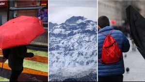 'Alarma Meteorológica': Actualizan advertencias por lluvias intensas, nevadas y viento fuerte en la zona centro y centro-sur