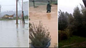 Fuerte temporal avanza hacia la zona centro: Estos son los registros que han dejado las intensas lluvias en el país