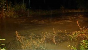 Han caído cerca de 90 mm de agua en Ñiquén: Realizan trabajos por desborde de río