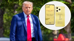 Dorado y fabricado 100% en EEUU: Así es el nuevo teléfono lanzado por Donald Trump