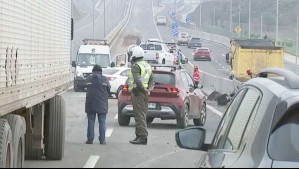 Grave accidente de tránsito múltiple se registra en Pudahuel: Ocho vehículos se vieron involucrados