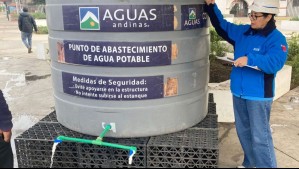 ¿Hasta cuándo dura el corte de agua en zonas de seis comunas de Santiago?