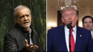 Presidente de Irán afirma que Estados Unidos 'tiene que recibir una respuesta a su agresión'