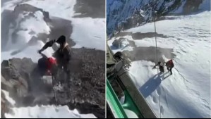 'De las experiencias más peligrosas que he tenido': Habla joven rescatado con su perro desde alta montaña