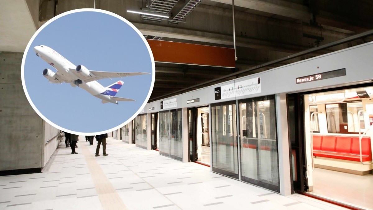 Metro llegará hasta el aeropuerto de Santiago: ¿Cuál será el trazado de la nueva Línea A?
