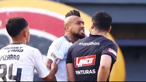 'Por desaprobar': Árbitro explica expulsión de Arturo Vidal en derrota de Colo Colo ante Audax Italiano