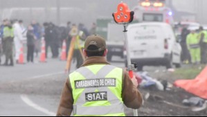 Conductor pierde la vida tras chocar contra barrera de contención en autopista Costanera Norte