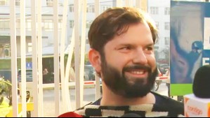 'Está bien, está sanita': Presidente Boric habla por primera vez tras el nacimiento de su hija Violeta