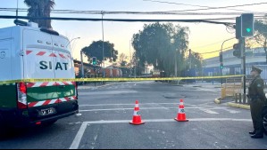 Mujer muere atropellada por bus del sistema Red en Pudahuel