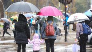 Posibles lluvias en Santiago y regiones de la zona centro: Revisa el pronóstico del tiempo para este sábado en Chile