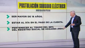 Subsidio eléctrico: Juan Manuel Astorga explica cómo obtenerlo y así paliar el alza de las cuentas