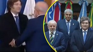 Lula y Javier Milei protagonizan un tenso saludo durante reunión de Mercosur