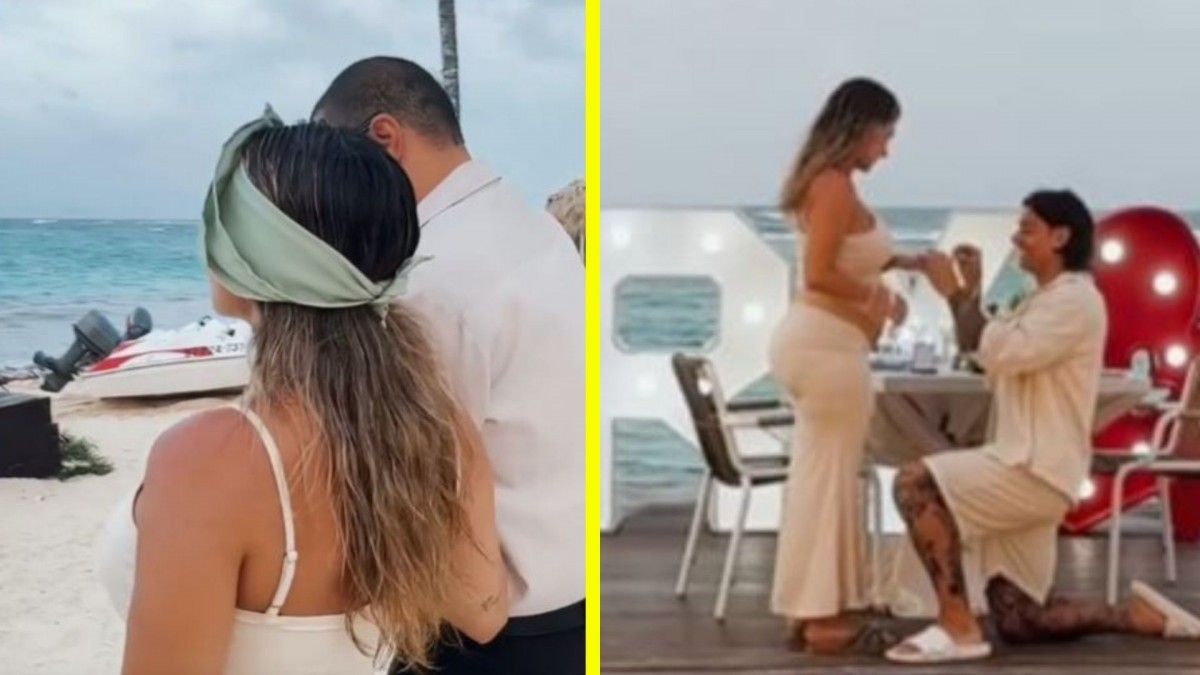 Sabrina Sosa anuncia su matrimonio con Joaquín Montecinos tras propuesta sorpresa en Punta Cana: 