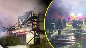 Fatal incendio en casa de El Tabo provoca la muerte de un padre y su hija