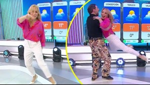 El chascarro de Karen Doggenweiler al ritmo de 'Flashdance': Terminó derribando un foco del estudio mientras bailaba