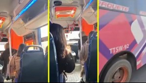 Chofer de micro realiza peligrosas maniobras al volante en la región del Biobío: Así fue el reclamo de sus pasajeros