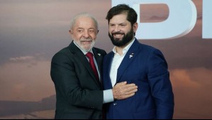 Presidente Boric fue recibido por Lula da Silva en el inicio de la cumbre del Brics en Brasil