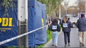 Homicidio se registró en la comuna de Recoleta: Hombre recibió impacto de bala mientras caminaba en la vía pública