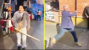 Video muestra brutal agresión de ambulantes a inspectores municipales en Barrio Meiggs