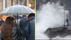 'Será un temporal': Anuncian marejadas en 14 regiones y lluvias en el sur