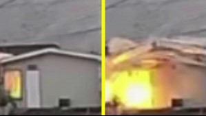 Video muestra explosión de una casa en Tocopilla por fuga de gas: Dueño resultó con graves lesiones