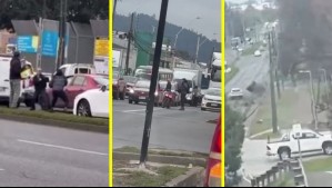 Videos muestran cómo violenta pelea entre conductores terminó en tragedia: Motociclista murió tras ser embestido en Temuco