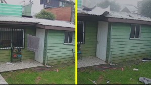 Video muestra el momento exacto en que vivienda de dos pisos explotó en Temuco