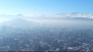 Declaran nuevamente Preemergencia Ambiental para este domingo en la Región Metropolitana