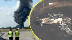 Avión se estrella poco después de despegar en el aeropuerto de Londres