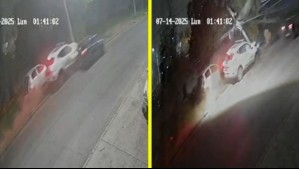 Video muestra momento en que inspector municipal de Estación Central choca contra poste durante persecución