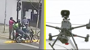 Con altavoz para alertar a vecinos: Así funciona el nuevo dron que 'habla' para combatir a motochorros en Ñuñoa
