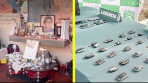 Banda rendía insólito 'homenaje' a compañero muerto: Llevaban llaves de autos robados a su animita en La Florida