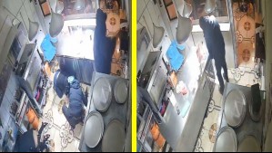 Con escopetas y pistolas: Registran violento robo a pizzería de prima de Bombo Fica