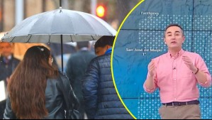 Las precipitaciones regresan a la zona central: Alejandro Sepúlveda detalla las comunas donde llovería este martes