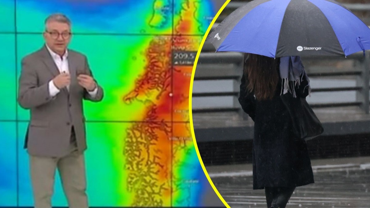Jaime Leyton advierte la llegada de un segundo sistema frontal a estas regiones: 'Es un día de lluvia importante'