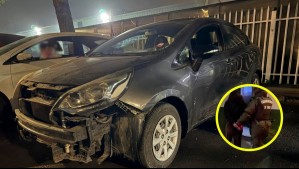 Hay un delincuente herido de bala: Carabineros detiene a dos antisociales que intentaron atropellarlos en Puente Alto